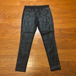 (NWT $110) Banana Republic Sloan Faux Leather Legging Pants size 4